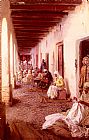 A Street In Biskra, Algeria by Gustavo Simoni